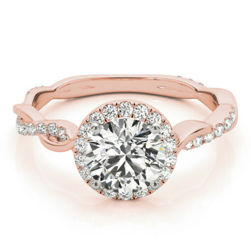 Round Halo Engagement Ring Setting #GTJ3730-round-fo-r
