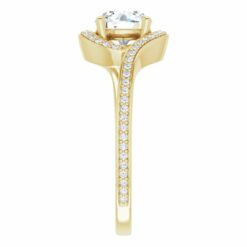 GTJ1130 round 6.5mm yellow gold 4 | Gerry The Jeweler