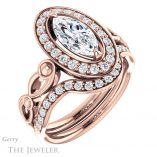 Marquise Cut Forever One Moissanite Engagement Ring #GTJ1000-marquise-fb-r 6 Marquise Cut Forever Brilliant Moissanite Engagement Ring #GTJ1000-marquise-fb-r