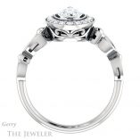Marquise Cut Forever One Moissanite Engagement Ring #GTJ1000-marquise-fb-w 2 Marquise Cut Forever Brilliant Moissanite Engagement Ring #GTJ1000-marquise-fb-w