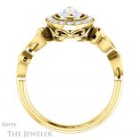 Marquise Cut Forever One Moissanite Engagement Ring #GTJ1000-marquise-fb-y 2 Marquise Cut Forever Brilliant Moissanite Engagement Ring #GTJ1000-marquise-fb-y
