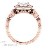 Princess Cut Forever One Moissanite Engagement Ring #GTJ1000-square-fo-r