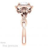 Princess Cut Forever One Moissanite Engagement Ring #GTJ1000-square-fo-r