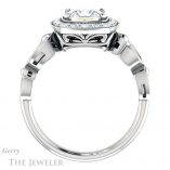 Princess Cut Forever One Moissanite Engagement Ring #GTJ1000-square-fo-w 2 Princess Cut Forever One Moissanite Engagement Ring #GTJ1000-square-fo-w