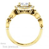 Princess Cut Forever One Moissanite Engagement Ring #GTJ1000-square-fo-y 2 Princess Cut Forever One Moissanite Engagement Ring #GTJ1000-square-fo-y