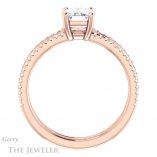 Emerald Cut Forever One Moissanite Engagement Ring #GTJ1004-emerald-fb-r 2 Emerald Cut Forever Brilliant Moissanite Engagement Ring #GTJ1004-emerald-fb-r