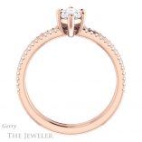 Marquise Cut Forever One Moissanite Engagement Ring #GTJ1004-marquise-fb-r 2 Marquise Cut Forever Brilliant Moissanite Engagement Ring #GTJ1004-marquise-fb-r