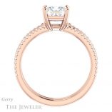 Princess Cut Forever One Moissanite Engagement Ring #GTJ1004-square-fo-r