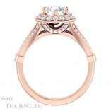 Round Cut Forever One Moissanite Engagement Ring #GTJ1006-round-fo-r 2 Round Cut Forever One Moissanite Engagement Ring #GTJ1006-round-fo-r