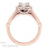 Princess Cut Forever One Moissanite Engagement Ring #GTJ1006-square-fo-r 2 Princess Cut Forever One Moissanite Engagement Ring #GTJ1006-square-fo-r