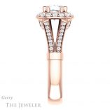 Princess Cut Forever One Moissanite Engagement Ring #GTJ1006-square-fo-r 3 Princess Cut Forever One Moissanite Engagement Ring #GTJ1006-square-fo-r