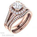 Princess Cut Forever One Moissanite Engagement Ring #GTJ1006-square-fo-r 6 Princess Cut Forever One Moissanite Engagement Ring #GTJ1006-square-fo-r