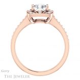 Cushion Cut Forever One Moissanite Engagement Ring #GTJ1009-cushion-fo-r 2 Cushion Cut Forever One Moissanite Engagement Ring #GTJ1009-cushion-fo-r