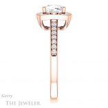 Cushion Cut Forever One Moissanite Engagement Ring #GTJ1009-cushion-fo-r 3 Cushion Cut Forever One Moissanite Engagement Ring #GTJ1009-cushion-fo-r
