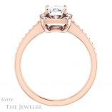 Emerald Cut Forever One Moissanite Engagement Ring #GTJ1009-emerald-fb-r 2 Emerald Cut Forever Brilliant Moissanite Engagement Ring #GTJ1009-emerald-fb-r