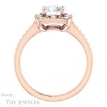 Round Cut Forever One Moissanite Engagement Ring #GTJ1009-round-fo-r 2 Round Cut Forever One Moissanite Engagement Ring #GTJ1009-round-fo-r