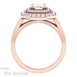 Emerald Cut Forever Brilliant Moissanite Engagement Ring #GTJ1010-emerald-fb-r
