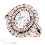 Oval Shaped Forever One Moissanite Engagement Ring #GTJ1010-oval-fo-r 5 Oval Shaped Forever One Moissanite Engagement Ring #GTJ1010-oval-fo-r