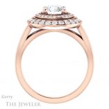 Round Cut Forever One Moissanite Engagement Ring #GTJ1010-round-fo-r 2 Round Cut Forever One Moissanite Engagement Ring #GTJ1010-round-fo-r