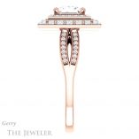 Princess Cut Forever One Moissanite Engagement Ring #GTJ1010-square-fo-r 3 Princess Cut Forever One Moissanite Engagement Ring #GTJ1010-square-fo-r