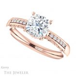 Cushion Cut Forever One Moissanite Engagement Ring #GTJ1011-cushion-fo-r 5 Cushion Cut Forever One Moissanite Engagement Ring #GTJ1011-cushion-fo-r