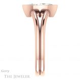 Marquise Cut Forever One Moissanite Engagement Ring #GTJ1014-marquise-fb-r 3 Marquise Cut Forever Brilliant Moissanite Engagement Ring #GTJ1014-marquise-fb-r