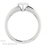 Marquise Cut Forever One Moissanite Engagement Ring #GTJ1014-marquise-fb-w 2 Marquise Cut Forever Brilliant Moissanite Engagement Ring #GTJ1014-marquise-fb-w