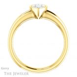 Marquise Cut Forever Brilliant Moissanite Engagement Ring #GTJ1014-marquise-fb-y