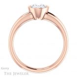 Oval Shaped Forever One Moissanite Engagement Ring #GTJ1014-oval-fo-r 2 Oval Shaped Forever One Moissanite Engagement Ring #GTJ1014-oval-fo-r