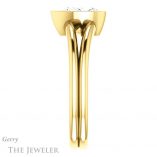 Pear Shaped Forever Brilliant Moissanite Engagement Ring #GTJ1014-pear-fb-y