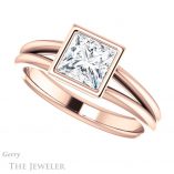 Princess Cut Forever One Moissanite Engagement Ring #GTJ1014-square-fo-r 5 Princess Cut Forever One Moissanite Engagement Ring #GTJ1014-square-fo-r