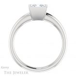 Princess Cut Forever One Moissanite Engagement Ring #GTJ1014-square-fo-w