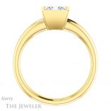 Princess Cut Forever One Moissanite Engagement Ring #GTJ1014-square-fo-y 2 Princess Cut Forever One Moissanite Engagement Ring #GTJ1014-square-fo-y