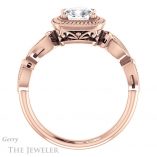 Cushion Cut Forever One Moissanite Engagement Ring #GTJ1015-cushion-fo-r 2 Cushion Cut Forever One Moissanite Engagement Ring #GTJ1015-cushion-fo-r