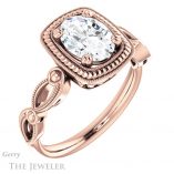 Oval Shaped Forever One Moissanite Engagement Ring #GTJ1015-oval-fo-r 4 Oval Shaped Forever One Moissanite Engagement Ring #GTJ1015-oval-fo-r