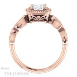 Oval Shaped Forever One Moissanite Engagement Ring #GTJ1015-oval-fo-r 2 Oval Shaped Forever One Moissanite Engagement Ring #GTJ1015-oval-fo-r