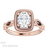 Oval Shaped Forever One Moissanite Engagement Ring #GTJ1015-oval-fo-r 1 Oval Shaped Forever One Moissanite Engagement Ring #GTJ1015-oval-fo-r