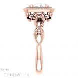 Oval Shaped Forever One Moissanite Engagement Ring #GTJ1015-oval-fo-r 3 Oval Shaped Forever One Moissanite Engagement Ring #GTJ1015-oval-fo-r