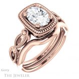 Oval Shaped Forever One Moissanite Engagement Ring #GTJ1015-oval-fo-r 6 Oval Shaped Forever One Moissanite Engagement Ring #GTJ1015-oval-fo-r