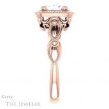 Princess Cut Forever One Moissanite Engagement Ring #GTJ1015-square-fo-r 3 Princess Cut Forever One Moissanite Engagement Ring #GTJ1015-square-fo-r