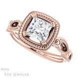 Princess Cut Forever One Moissanite Engagement Ring #GTJ1015-square-fo-r 5 Princess Cut Forever One Moissanite Engagement Ring #GTJ1015-square-fo-r