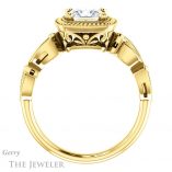 Princess Cut Forever One Moissanite Engagement Ring #GTJ1015-square-fo-y 2 Princess Cut Forever One Moissanite Engagement Ring #GTJ1015-square-fo-y