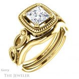Princess Cut Forever One Moissanite Engagement Ring #GTJ1015-square-fo-y 6 Princess Cut Forever One Moissanite Engagement Ring #GTJ1015-square-fo-y