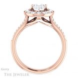 Oval Shaped Forever One Moissanite Engagement Ring #GTJ1016-oval-fo-r 2 Oval Shaped Forever One Moissanite Engagement Ring #GTJ1016-oval-fo-r