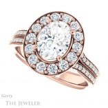 Oval Shaped Forever One Moissanite Engagement Ring #GTJ1016-oval-fo-r 5 Oval Shaped Forever One Moissanite Engagement Ring #GTJ1016-oval-fo-r