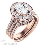 Oval Shaped Forever One Moissanite Engagement Ring #GTJ1016-oval-fo-r 6 Oval Shaped Forever One Moissanite Engagement Ring #GTJ1016-oval-fo-r