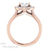 Princess Cut Forever One Moissanite Engagement Ring #GTJ1016-square-fo-r