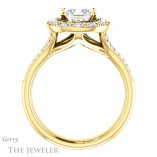 Princess Cut Forever One Moissanite Engagement Ring #GTJ1016-square-fo-y 2 Princess Cut Forever One Moissanite Engagement Ring #GTJ1016-square-fo-y
