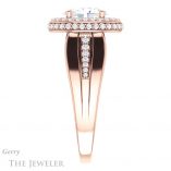 Oval Shaped Forever One Moissanite Engagement Ring #GTJ1017-oval-fo-r 3 Oval Shaped Forever One Moissanite Engagement Ring #GTJ1017-oval-fo-r