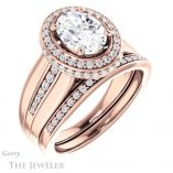Oval Shaped Forever One Moissanite Engagement Ring #GTJ1017-oval-fo-r 6 Oval Shaped Forever One Moissanite Engagement Ring #GTJ1017-oval-fo-r
